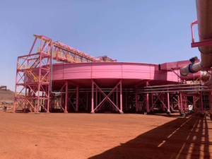 China Leach Residue Dewatering High Rate Central Drive Thickener