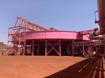 TONCIN GNZ China Gold Ore Concentrating Mining Thickener Tank