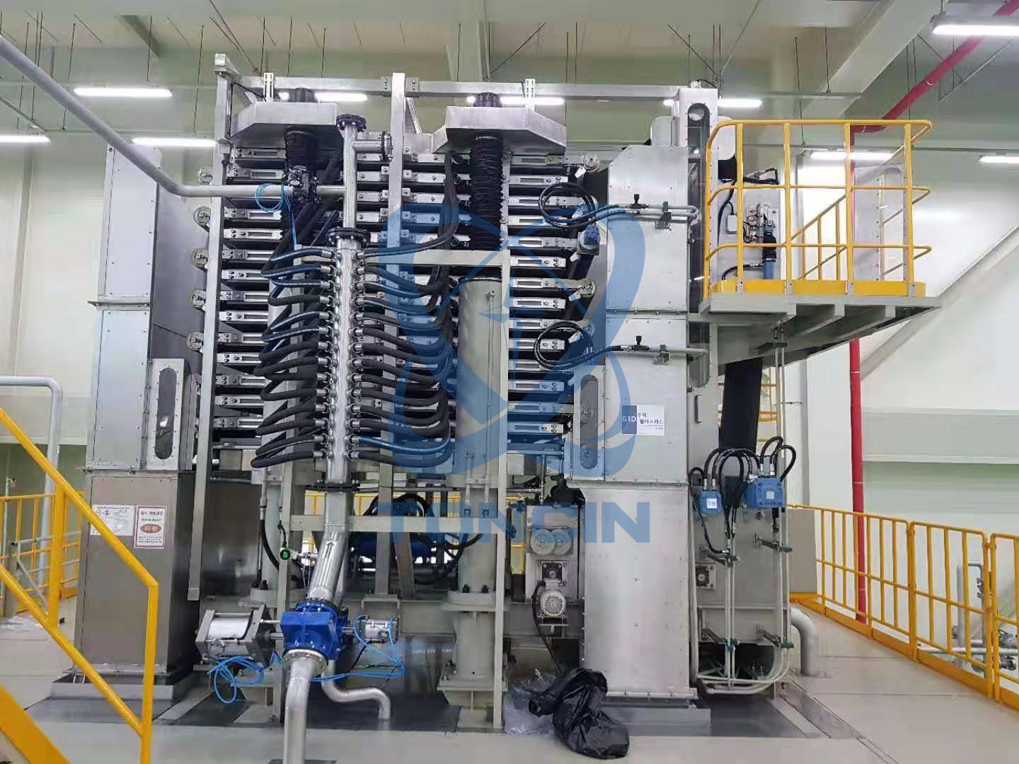 Tower vertical filter press in chinese factory