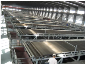 Construction of rubber belt vacuum filter
