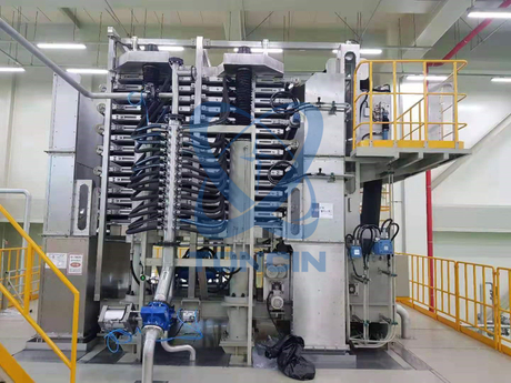 Toncin HVPF Automatic Tower/Vertical Filter Press for Mining Industry in China 