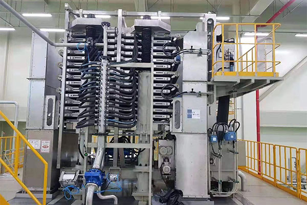 Tower filter press