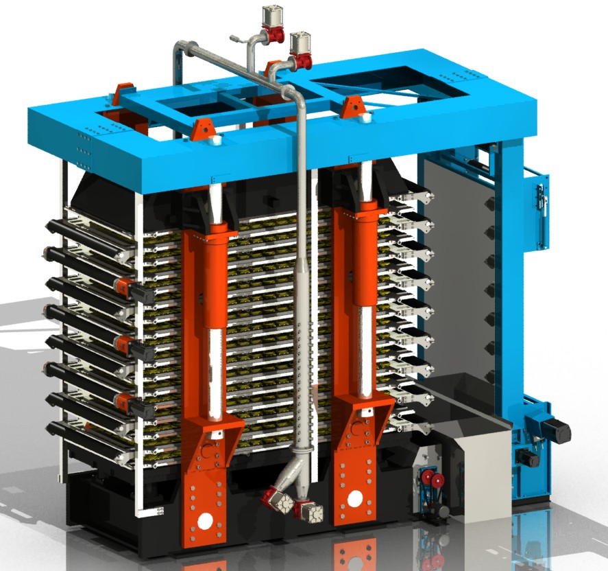 vertical filter press
