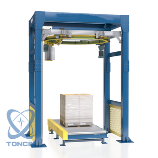 Customized Pre Stretch 300% Vertical ring wrapping machine