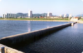 Water Inflatable Rubber Weir/Rubber Dam in River