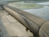 Reusable Inflatable Flood Barriers Rubber Flood Dam
