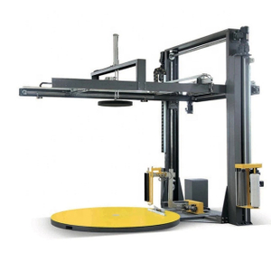 Automatic Stretch Pallet Wrapping Machine Pallet Wrapper with top sheet