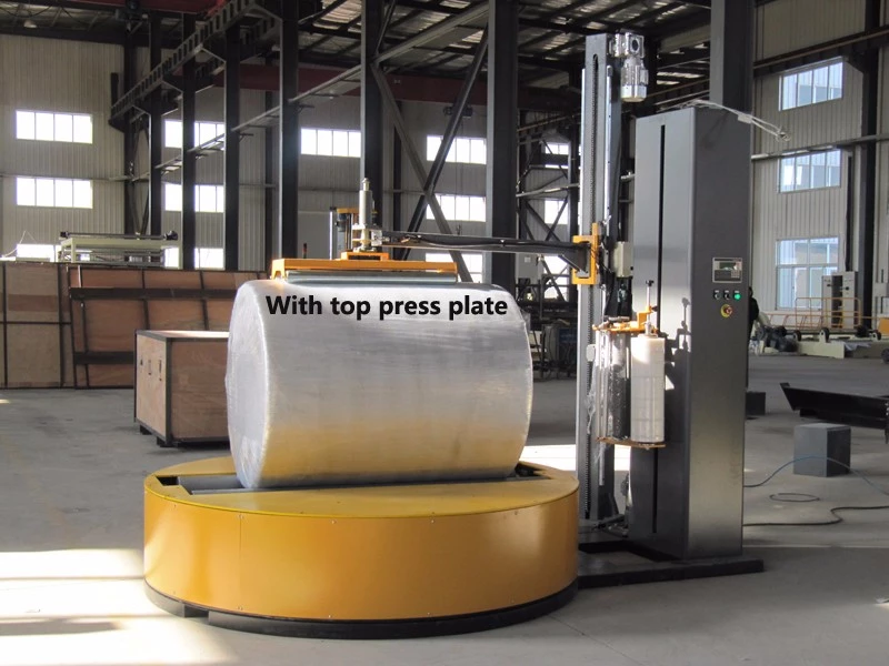 Cylindrical Good Wrapper Stretch Film Wrapping Machine