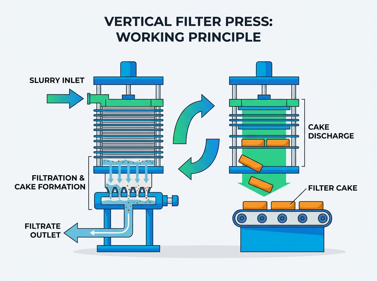 Vertical Filter Press