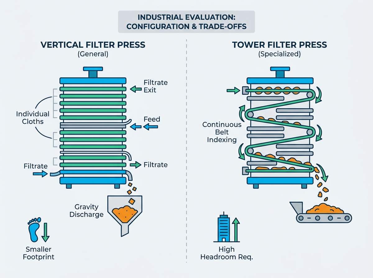 Industrial Filter Press System in Operation